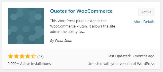 Quotes for WooCommerce Quotes for WooCommerce